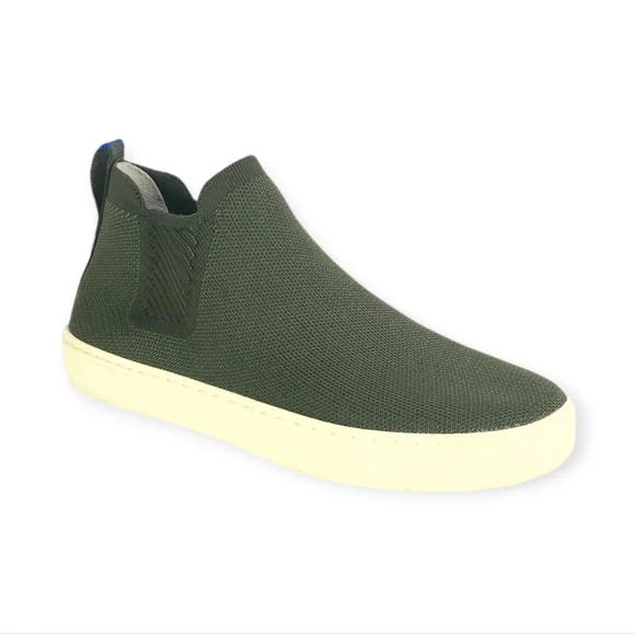 Rothy's the chelsea sneaker moss green size 7.5